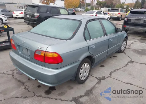 2000 Honda Civic Value Package z USA, uszkodzony, nr VIN 2HGEJ6611YH572404